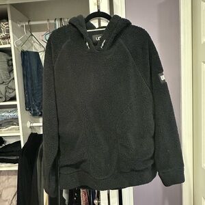 Ugg Sherpa Hoodie, Size Large. Black. Never worn.